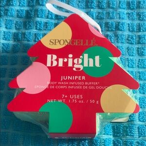 Spongelle Bright Juniper Body Wash Infused Buffer - Red, Green, Yellow